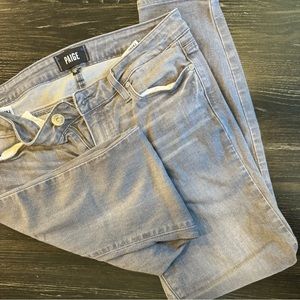 Paige Verdugo Ankle Denim, size 30, gray wash